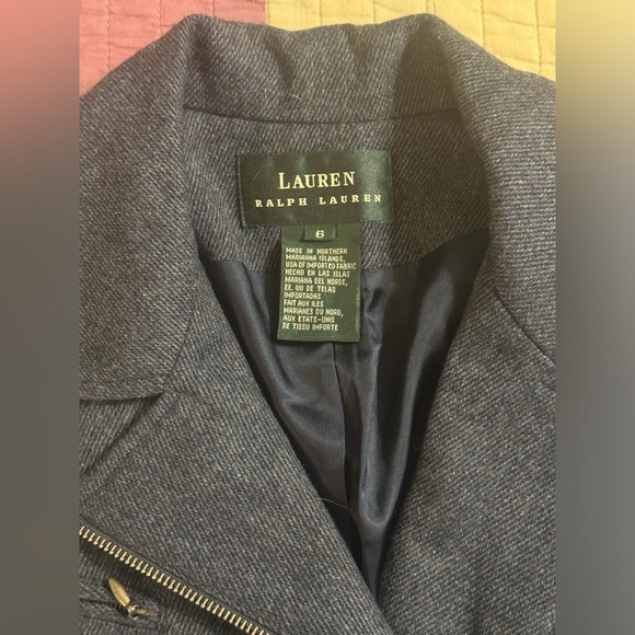 Lauren Ralph Lauren wool moto jacket - Picture 7 of 11